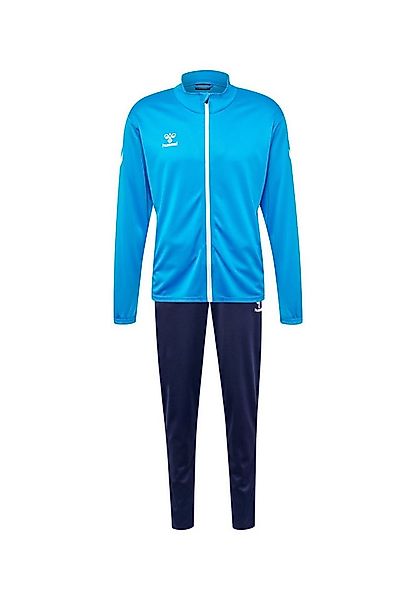 hummel Trainingsanzug Uni Farben mit Reißverschlussjacke und Jogginghose (2 günstig online kaufen