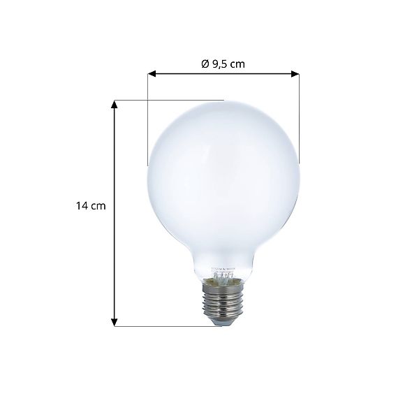 LUUMR Smart LED-Leuchtmittel 2er-Set E27 G95 7W matt Tuya günstig online kaufen