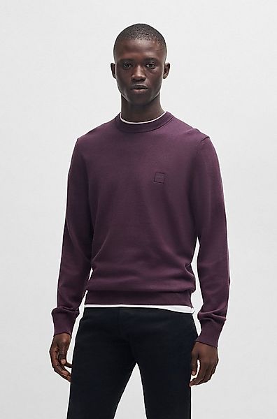 BOSS ORANGE Strickpullover Kanovano mit Rundhalsausschnitt günstig online kaufen