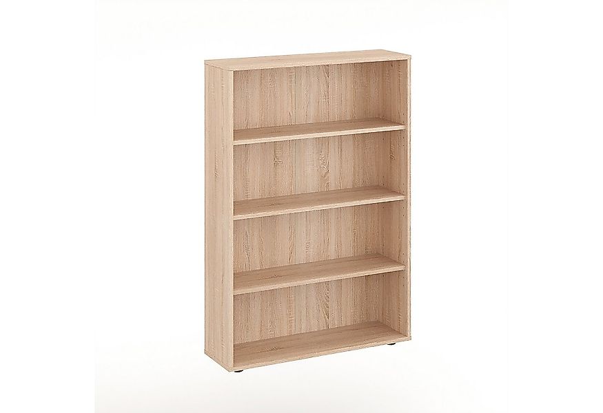 KOMTO Bücherregal Lumo 80 cm breit Regal mit 3, 4, 6 Ebenen und Höhenverste günstig online kaufen