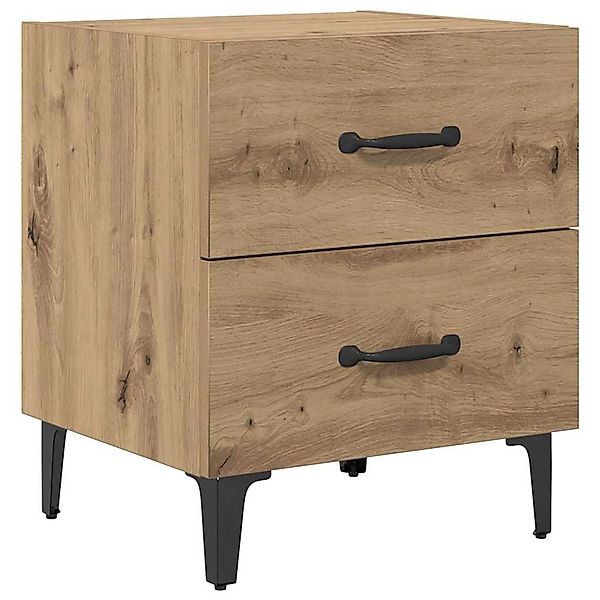 vidaXL Bettschrank Artisan-Eiche 40 x 35 x 47,5 cm Holzwerkstoff 880567 günstig online kaufen