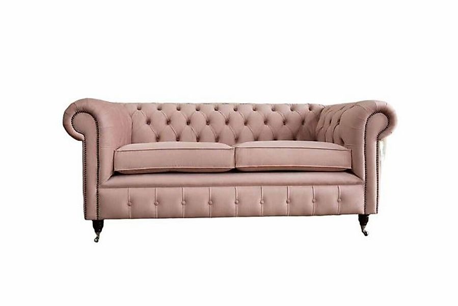 Xlmoebel Chesterfield-Sofa Neue zweisitzige Polstercouch aus luxuriösem Tex günstig online kaufen