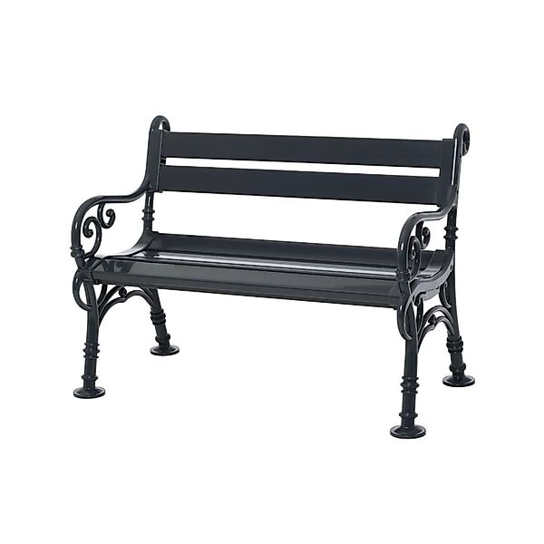 PROREGAL Gartenbank Curacao 2-Sitzer Anthrazit HxBxT 85x115x60cm Witterungs günstig online kaufen