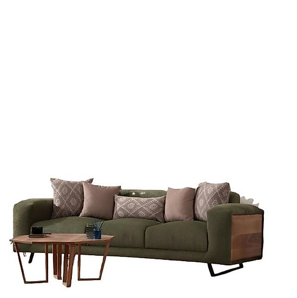 Xlmoebel 4-Sitzer Luxuriöses 4-Sitzer Wohnzimmer-Sofa in Grün mit Relaxfunk günstig online kaufen