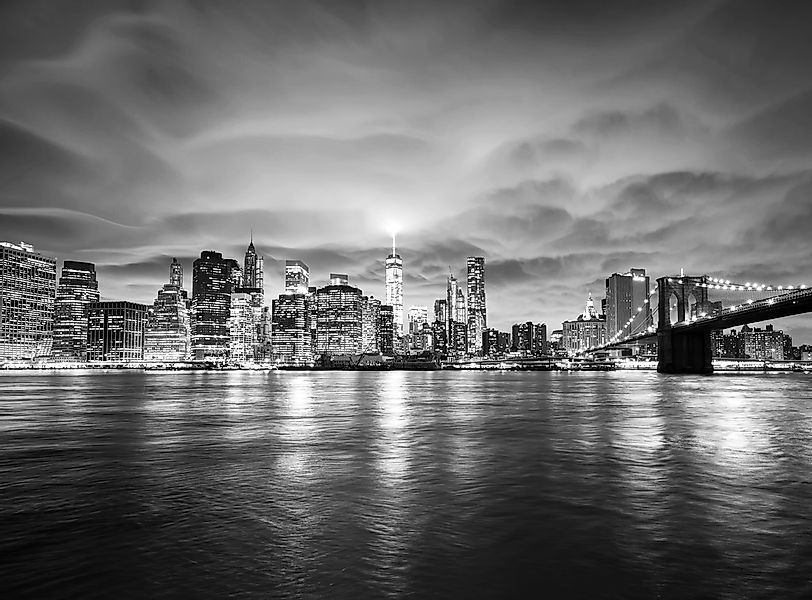Papermoon Fototapete "New York Schwarz & Weiß" günstig online kaufen