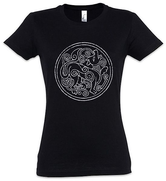 Urban Backwoods Print-Shirt Norse Circle Damen T-Shirt Hugin Munin Walhalla günstig online kaufen