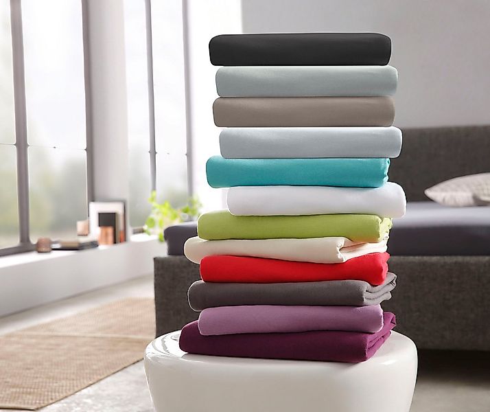 OTTO home Spannbettlaken Physalis Topper Basic, in Gr. 90x200, 140x200 oder günstig online kaufen