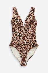 Next Badeanzug Bauchformender Badeanzug mit tiefem günstig online kaufen