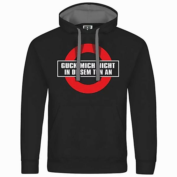 deinshirt Kapuzenpullover Herren Kapuzenpullover Guck mich nicht in diesem günstig online kaufen