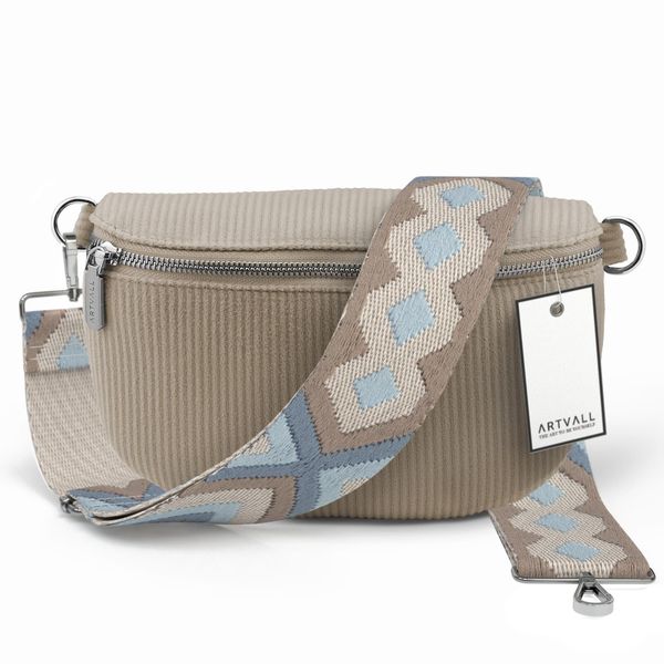 ARTVALL Umhängetasche Cord Handtasche Brusttasche Schultertasche günstig online kaufen