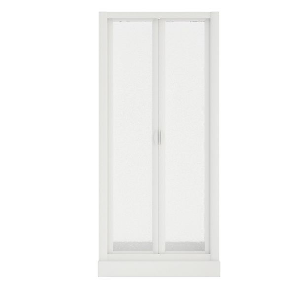 Forte Nischendusche Domino 83 bis 88 cm Dusche mit Schiebetür Badezimmer günstig online kaufen