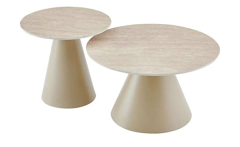 Couchtisch 2er Set  Tronchetto ¦ beige ¦ Maße (cm): H: 41  Ø: 70 Tische > C günstig online kaufen