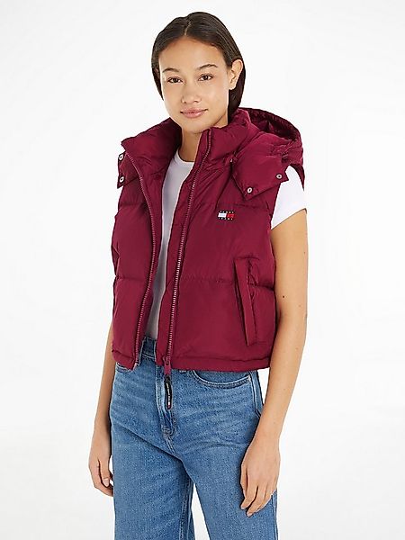Tommy Jeans Steppweste TJW CRP ALASKA PUFFER VEST in modischer Cropped Form günstig online kaufen