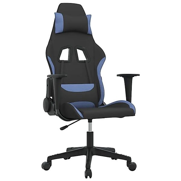 vidaXL Gaming-Stuhl Schwarz und Blau Stoff 3143739 günstig online kaufen