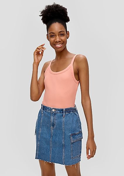 QS Minirock Mini-Rock aus Denim Waschung günstig online kaufen