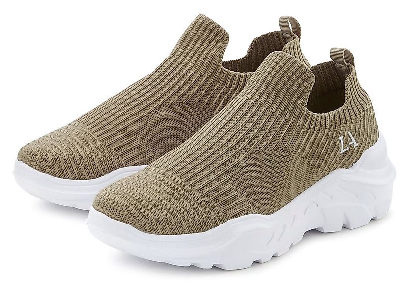 LASCANA Slip-On-Sneaker, Sneaker Halbschuh, Slipper, Freizeitschuh zum Rein günstig online kaufen