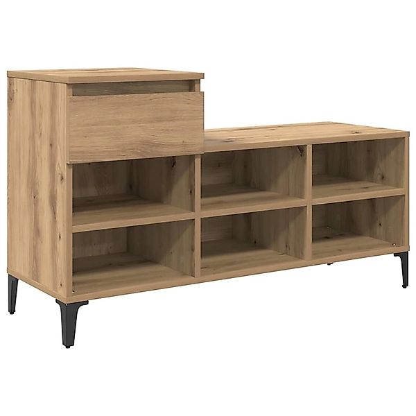 vidaXL Schuhschrank Artisan-Eiche 102 x 36 x 60 cm Holzwerkstoff 881043 günstig online kaufen