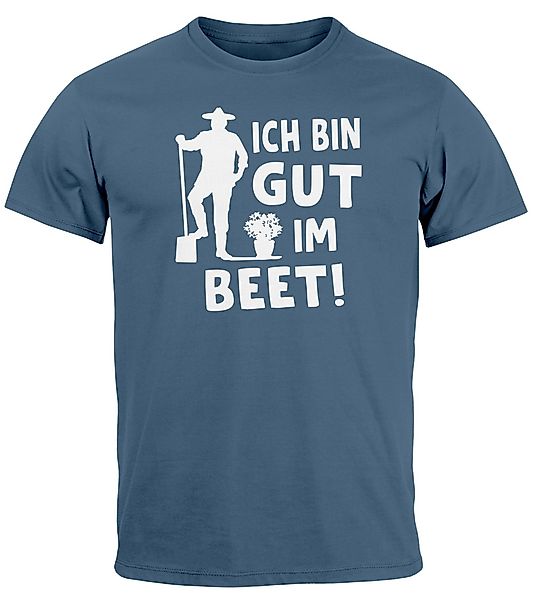 MoonWorks Print-Shirt Herren T-Shirt Ich bin günstig online kaufen