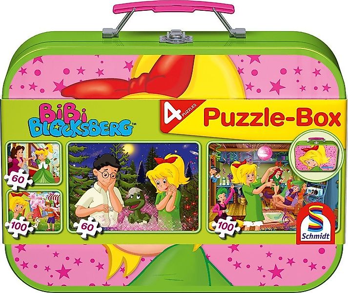 Schmidt Spiele Puzzle 2 x 60 + 2 x 100 Teile Kinder Puzzle Bibi Blocksberg günstig online kaufen