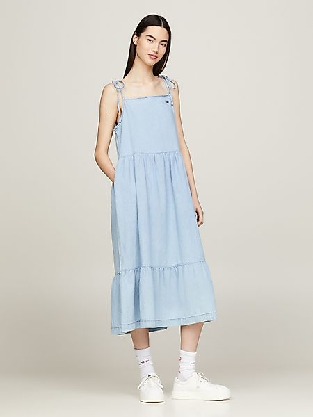 Tommy Jeans Curve Blusenkleid TJW CHAMBRAY günstig online kaufen