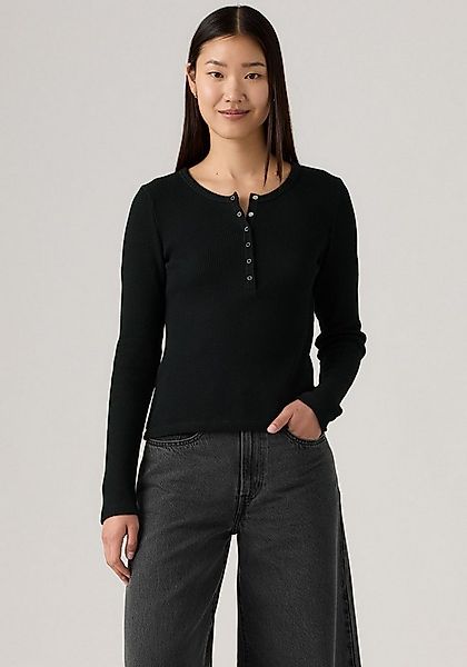 Levi's® Langarmshirt DRY GOODS HENLEY Mit Waffelstruktur- Muster günstig online kaufen