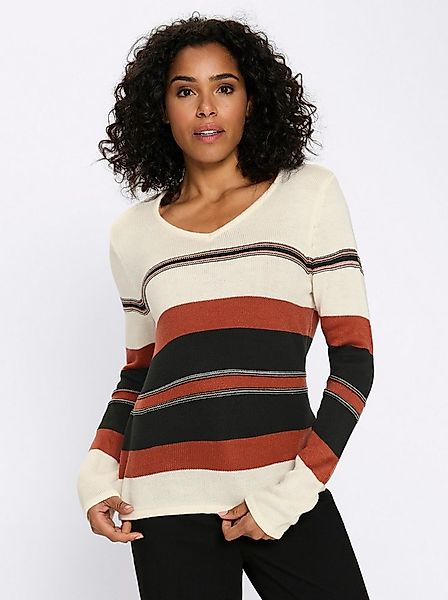 Sieh an! Strickpullover Langarm-Pullover Langarm Jersey, Links-Strick günstig online kaufen