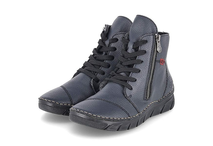 Rieker Rieker 55034-14 Damen Synthetik blau Schnürstiefel günstig online kaufen