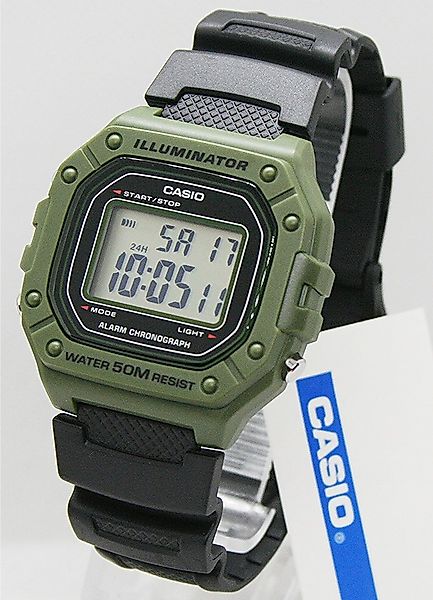 CASIO Digitaluhr Casio Digitaluhr W-218H-3AVEF, (1-tlg) günstig online kaufen