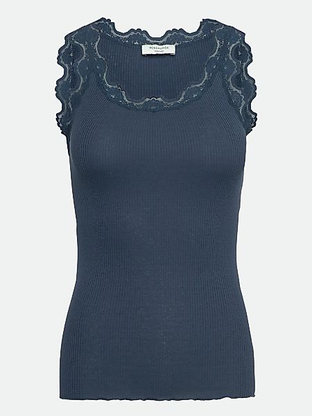 rosemunde Tanktop "Babette Silk Top" Vintage-Spitzenbesatz, breite Träger, günstig online kaufen