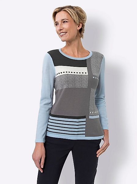 Sieh an! Strickpullover Langarm-Pullover . günstig online kaufen