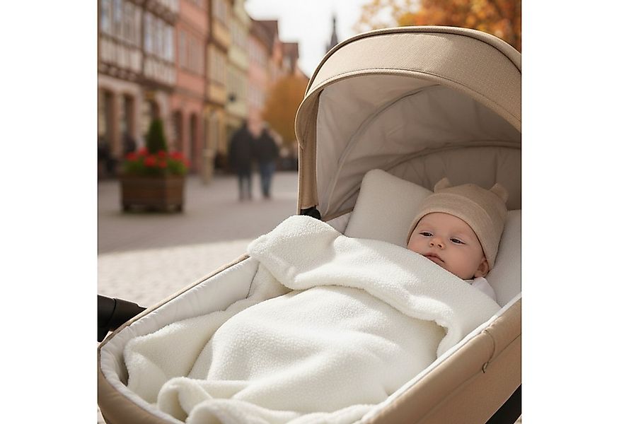Babydecke BOUCLÉ 60x75 cm Winter Babydecke für Kinderwagen & Bett Weich, Wa günstig online kaufen