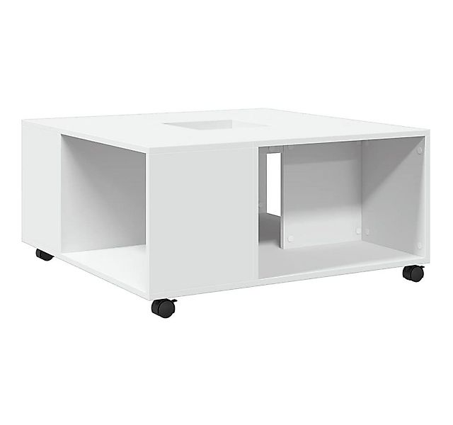 vidaXL Couchtisch Couchtisch Weiß 80x80x40 cm Holzwerkstoff (1-St) günstig online kaufen