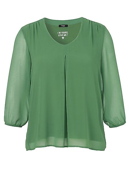 FRAPP Klassische Bluse aus semitransparentem Chiffon günstig online kaufen