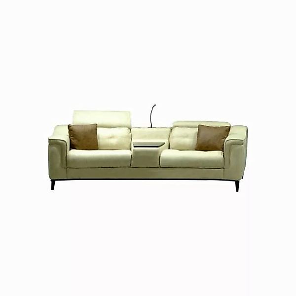 JVmoebel 2-Sitzer Beiger Zweisitzer Designer Sofa 2-Sitzer Wohnzimmer Luxur günstig online kaufen