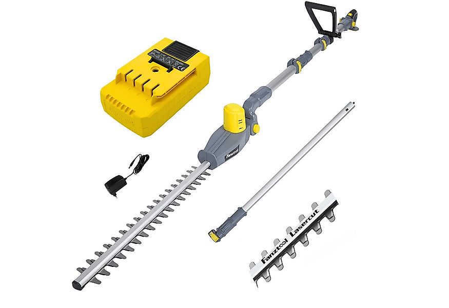 Fanztool Akku-Heckenschere Teleskop Heckenschere 14 mm Zahnabstand mit 2Ah günstig online kaufen