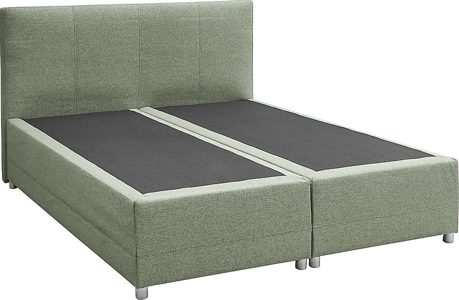 ED EXCITING DESIGN Boxspringbett "Luanda", wahlweise mit Matratze und Toppe günstig online kaufen