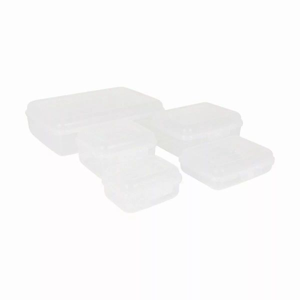 5 Lunchbox-set Tontarelli Fill Box Rechteckig Weiß 5 Stücke (29,5 X 20,2 X günstig online kaufen