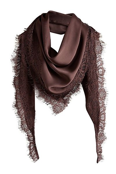 Next Schal Leichter, dreieckiger Schal mit Spitzenbesatz, (1-St) günstig online kaufen