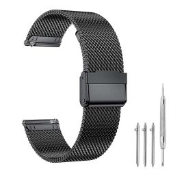 Jibenhome Uhrenarmband 18/20/22mm Mesh-Uhrenarmband aus Edelstahl günstig online kaufen