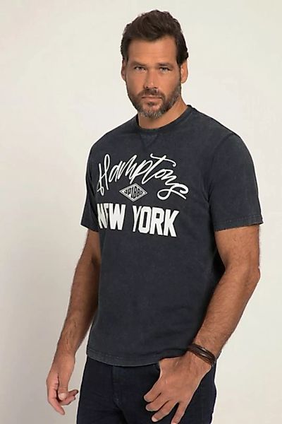 JP1880 T-Shirt T-Shirt Halbarm Used Look New York Print Rundhals günstig online kaufen