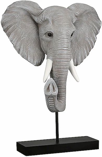 GILDE Tierfigur »Skulptur Elefant Ringo grau H. 42 cm« günstig online kaufen