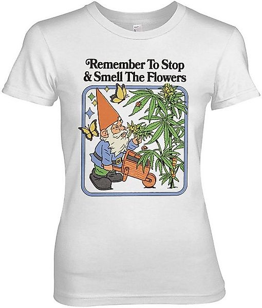 Steven Rhodes T-Shirt Smell The Flowers Girly Tee günstig online kaufen