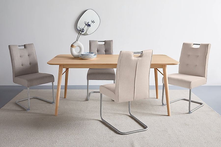 s.Oliver Freischwinger "Ciella" (Set) 2 Stk.mit hochwertiger 3D-Steppung un günstig online kaufen