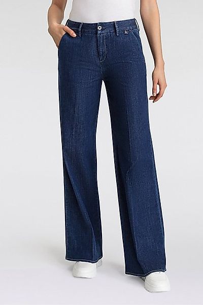 Herrlicher Schlagjeans Lovely Flared Recycled Light Denim günstig online kaufen