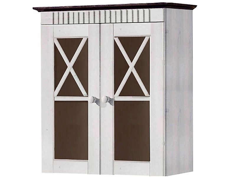 loft24 Hängeschrank Rico 2 Glastüren, Landhaus günstig online kaufen