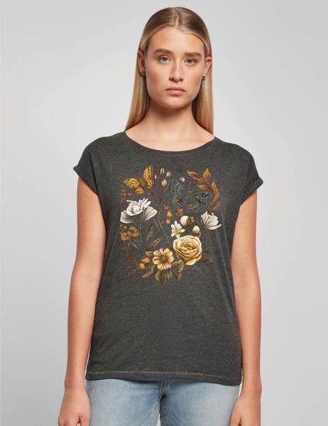 Youth Designz Print-Shirt "Flowers Botanic" Damen günstig online kaufen