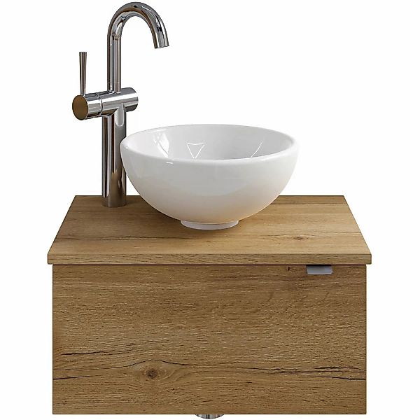 Pelipal Einzelwaschtisch Serie 6915 51 cm Eiche mit Softclose günstig online kaufen