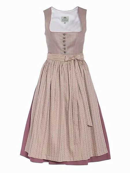 Berwin Dirndl Dirndl mit meliertem Leinen-Oberteil (Dirndl-Set) günstig online kaufen