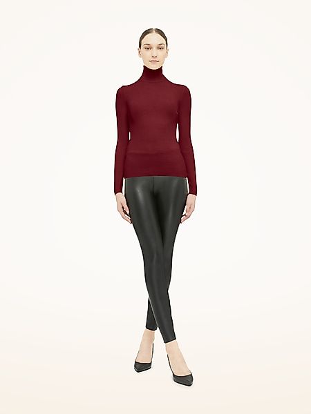 Wolford - Merino Fine Rib Pullover, Frau, soft cherry, Größe: S günstig online kaufen