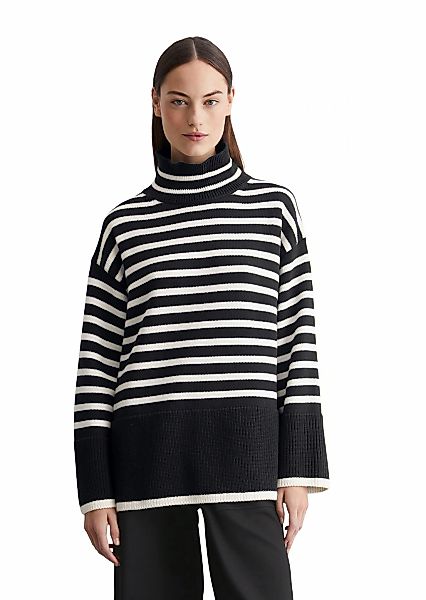 Marc OPolo Strickpullover "mit Streifen-Dessin" günstig online kaufen